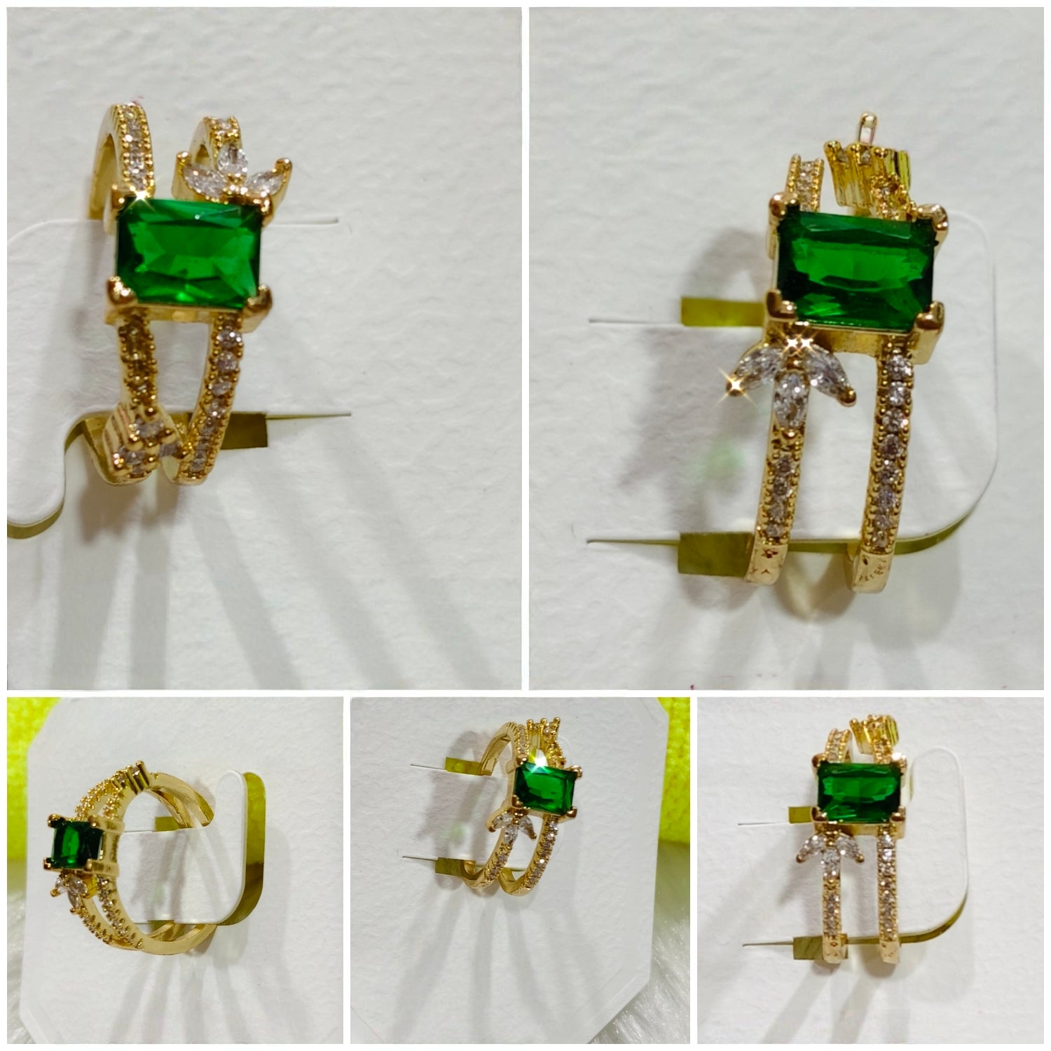 Olive blossom Anti Tarnish Adjustable Ring